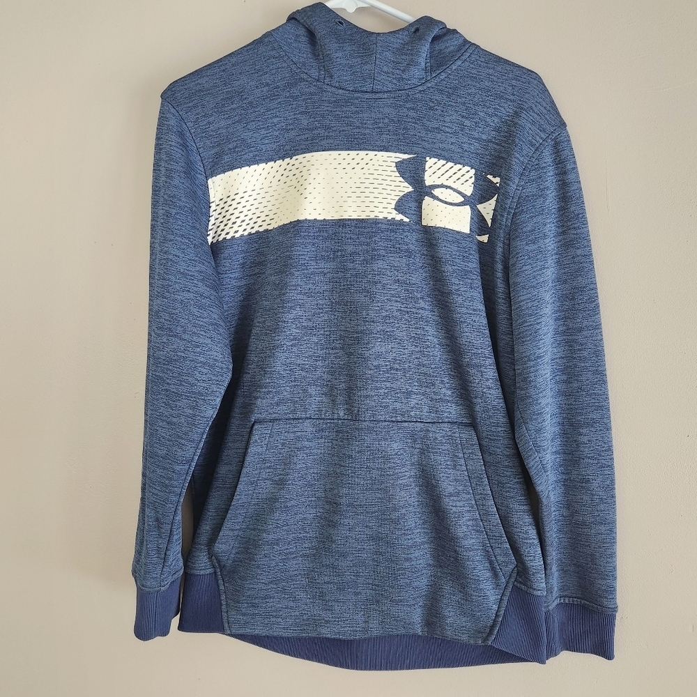 3/$25 Under Armour Men's Small navy blue Hooded sweatshirt hoodie